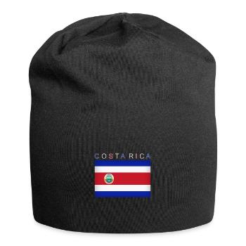 Costa Rica Flag Latin America San José - Jersey Beanie - black - Front