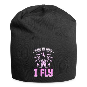 This is how I fly cheer girl - Jersey-Beanie - Schwarz - Vorne