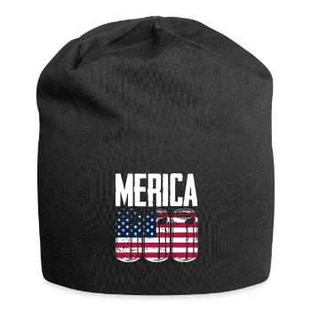 Amérique États-Unis Américain Américain - Bonnet en jersey - noir - Devant