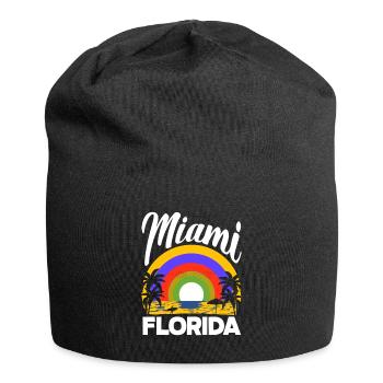 Florida - Jersey-Beanie - Schwarz - Vorne