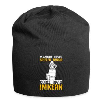 Imker Großvater Manche Opas spielen Bingo coole Op - Jersey-Beanie - Schwarz - Vorne