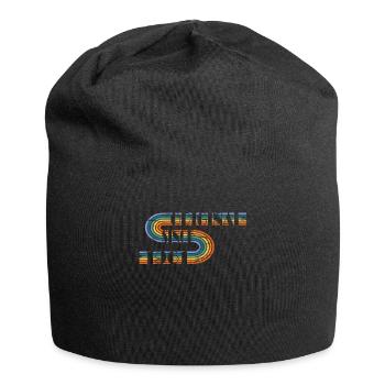 Vintage -Geburtstagsdesign Original 1961 - Jersey-Beanie - Schwarz - Vorne
