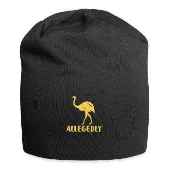 Ostrich - Jersey Beanie - black - Front