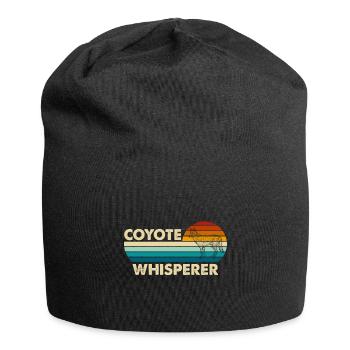 Coyote Hunting Coyote Hunter Coyote - Jersey Beanie - black - Front