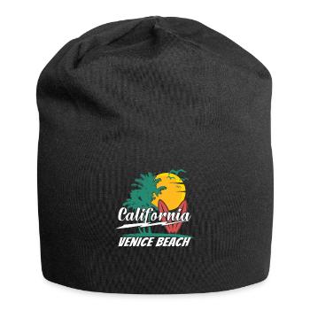 70er 80er In Der Kalifornischen Stadt Venice Beach - Jersey-Beanie - Schwarz - Vorne