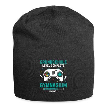 Grundschule Level Complete Gymnasium Loading - Jersey-Beanie - Anthrazit - Vorne