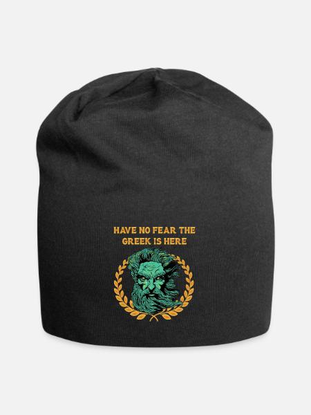 Antike Griechische Mythologie Geschichte und - Jersey-Beanie - Schwarz