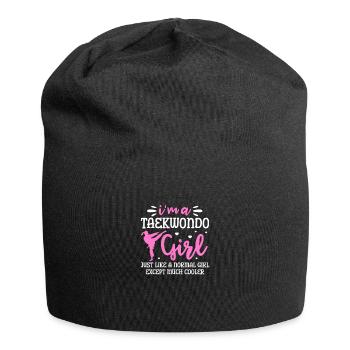 Taekwondo Fille Tae Kwon Do Cadeau d’Arts Martiaux - Bonnet en jersey - noir - Devant