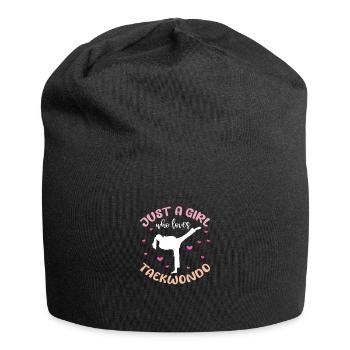 Taekwondo Fille Tae Kwon Do Cadeau d’Arts Martiaux - Bonnet en jersey - noir - Devant