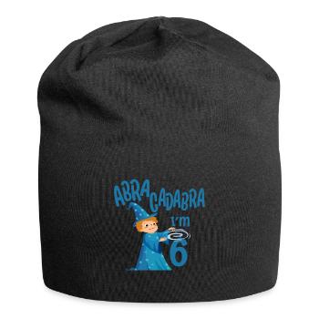 Magicien Anniversaire Garçon 6 ans Im 6 ans Cadeau - Bonnet en jersey - noir - Devant
