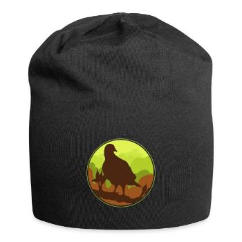 Parrot Kakadu Bird Rainforest Gift Macaw Animal - Jersey Beanie - black - Front