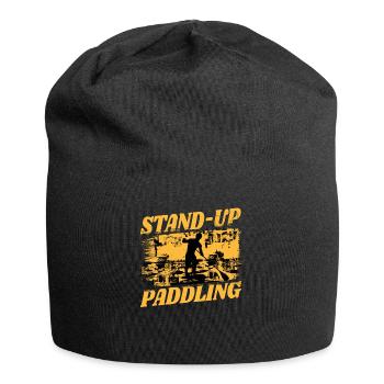 SUP paddle paddle Stand Up Paddle Surf - Bonnet en jersey - noir - Devant