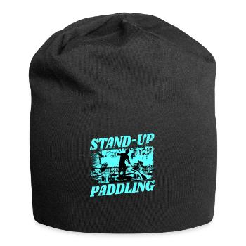 SUP paddle paddle Stand Up Paddle Surf - Bonnet en jersey - noir - Devant