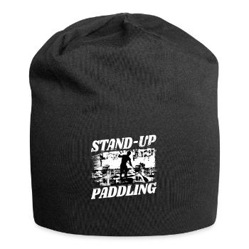 SUP paddle paddle Stand Up Paddle Surf - Bonnet en jersey - noir - Devant