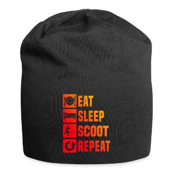Stuntscooter Scooter Stunt Tretroller Stunt Scoote - Jersey-Beanie - Schwarz - Vorne
