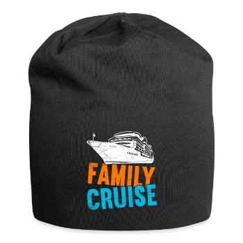 Kreuzfahrt Kreuzfahrtschiff Urlaub Meer - Jersey-Beanie - Schwarz - Vorne