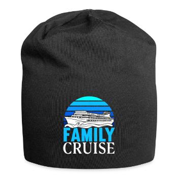 Kreuzfahrt Kreuzfahrtschiff Urlaub Meer - Jersey-Beanie - Schwarz - Vorne