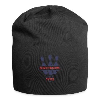 Born to Bowl Birthday 1992 Bowling Shirt - Jersey Beanie - black - Front