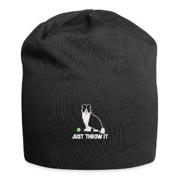 Border Collie Dog Dog Herding Dog Gift - Jersey Beanie - black - Front