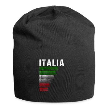 Italia Fußball Trikot Italien Geschenk Soccer - Jersey-Beanie - Schwarz - Vorne