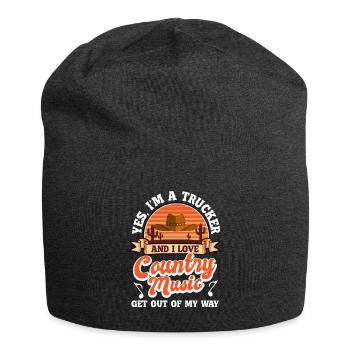Gitarre Banjo Westernmusik Musiker - Jersey-Beanie - Anthrazit - Vorne