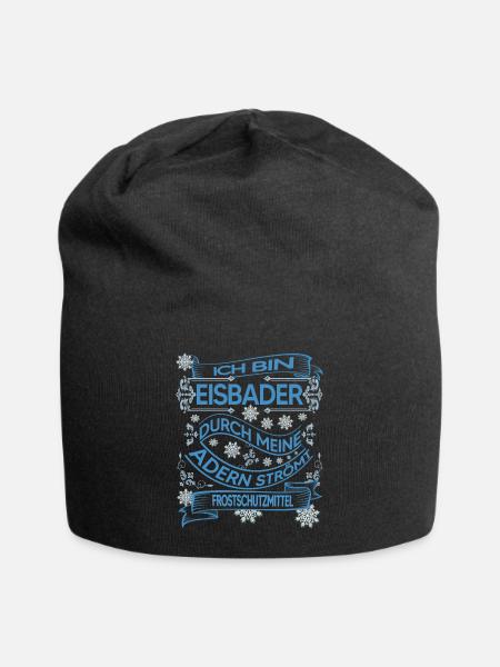 Eisbader Kneipp Kryotherapie Frostschutz im Blut - Jersey-Beanie - Schwarz