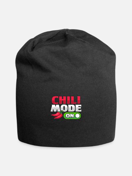 Chili-Modus auf Habanero Chili-Liebhaber - Jersey-Beanie - Schwarz