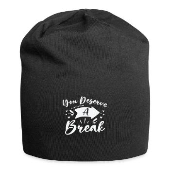 Gelassenheit Mitarbeiter Entspannen Inspirierende - Jersey-Beanie - Schwarz - Vorne