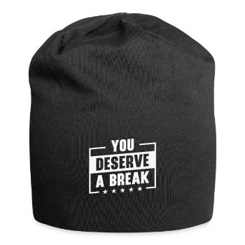 Gelassenheit Mitarbeiter Entspannen Inspirierende - Jersey-Beanie - Schwarz - Vorne