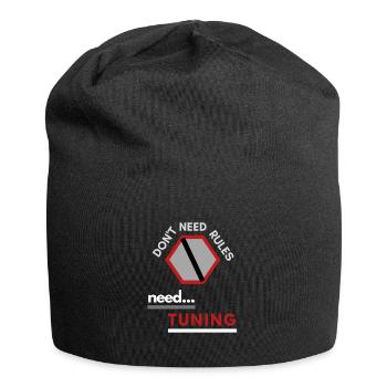 no rules need to be adjusted - Jersey Beanie - black - Front