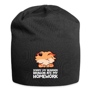 Entschuldigung, meine Bartagame hat meine - Jersey-Beanie - Schwarz - Vorne