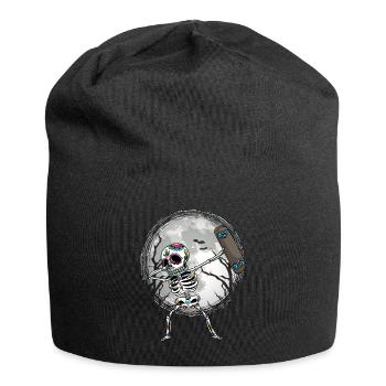 Skeleton Skateboard Halloween Skater - Bonnet en jersey - noir - Devant