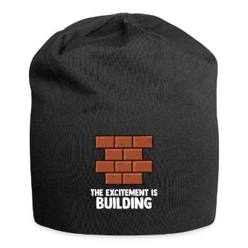 Maurer Arbeit Spruch - Jersey-Beanie - Schwarz - Vorne
