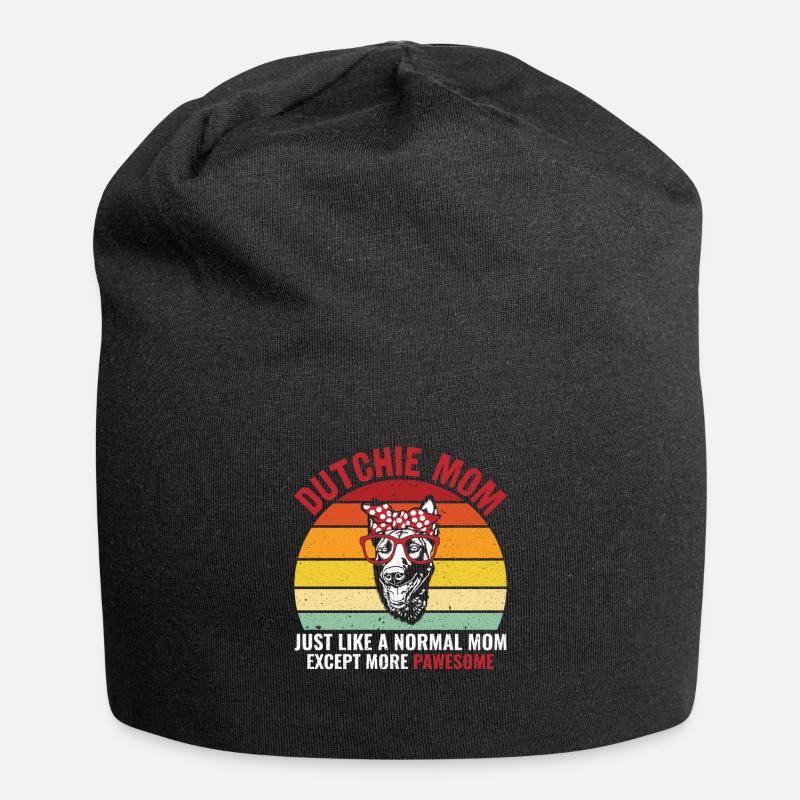 Holländischer Schäferhund Dutch Shepherd - Jersey Beanie - black