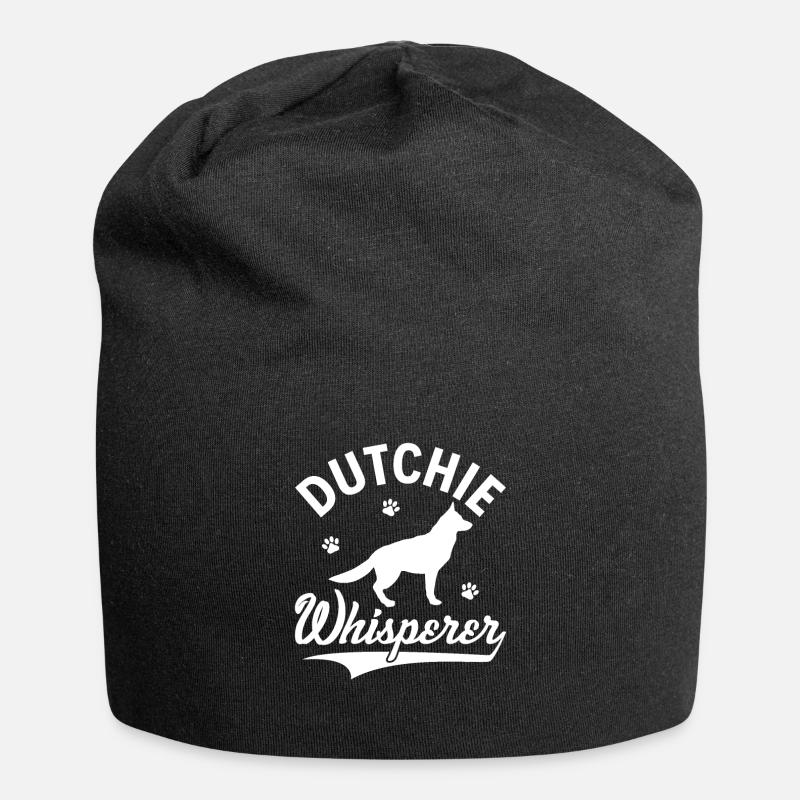 Holländischer Schäferhund Dutch Shepherd - Jersey Beanie - black