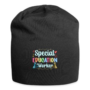 Travailleurs de l’enfance en difficulté Enseignants de l’enfance en difficulté - Bonnet en jersey - noir - Devant