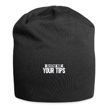 Barkeeper Geschenk Mixologist Spruch Bar - Jersey-Beanie - Schwarz - Vorne