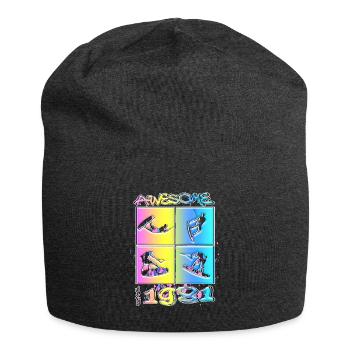 Awesome since 1981. Wakeboard Lifestyle - Jersey-Beanie - Anthrazit - Vorne