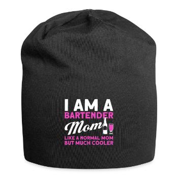 Barkeeper Geschenk Mixologist Spruch Bar - Jersey-Beanie - Schwarz - Vorne