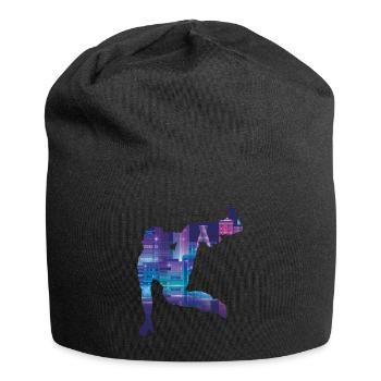 Parkour Free Running Traceur - Jersey Beanie - black - Front