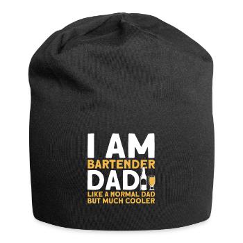 Barkeeper Geschenk Mixologist Spruch Bar - Jersey-Beanie - Schwarz - Vorne
