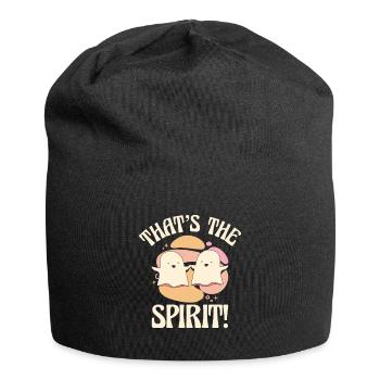 Geist Geist Urkomisch Niedlich Freunde Wortspiel - Jersey-Beanie - Schwarz - Vorne