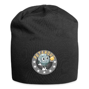 Petanque Petanque Geschenke für einen Petanque - Jersey-Beanie - Schwarz - Vorne