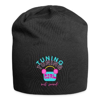 Tuning Girl mit Sound - Jersey-Beanie - Schwarz - Vorne