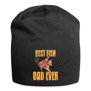 Best Fish DAD Ever Retro Fish Lover Designs - Jersey Beanie - black - Front