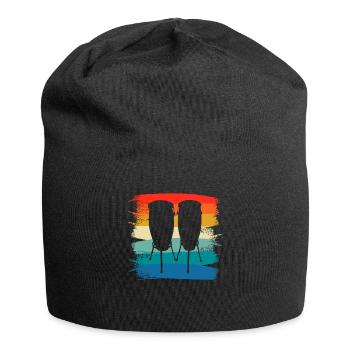 Retro Vintage Classic Congas Player Instrument - Jersey-Beanie - Schwarz - Vorne