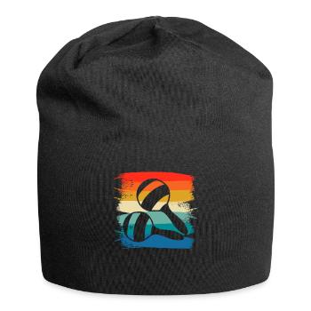 Retro Vintage Classic Maraca Player Instrument - Jersey Beanie - black - Front