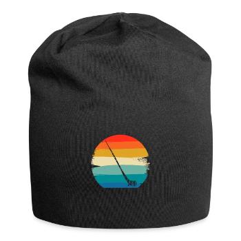 Retro Vintage Classic pour un joueur de cor des Alpes fait - Bonnet en jersey - noir - Devant