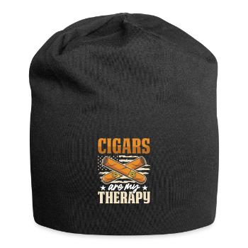 Cigar Cigarettes Smoking - Jersey Beanie - black - Front