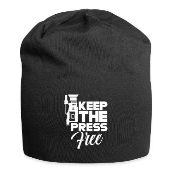 Liberté de la presse Liberté de la presse - Bonnet en jersey - noir - Devant